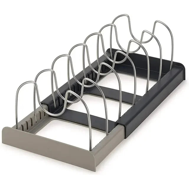 Range-Casseroles Extensible en Inox – Couvercles, Planches & Ustensiles