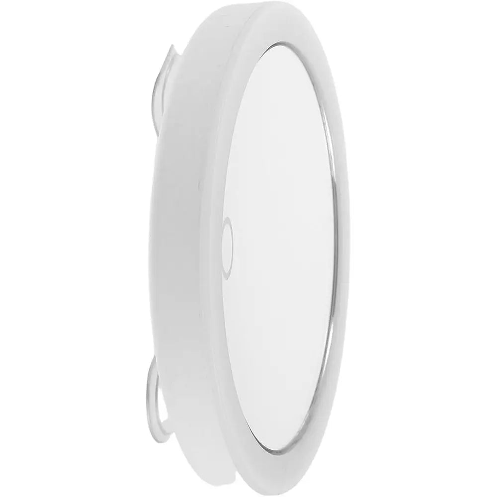 Miroir de Maquillage LED Grossissant x10 – Rechargeable, Ventouses & Éclairage Intégré