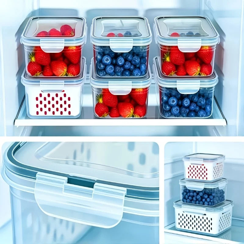 Boîtes Repas Hermétiques Empilables – Lot de 4 (Sans Fuites)