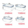 Contenants de Cuisine Transparents avec Couvercles – Garde-Manger & Frigo