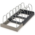 Range-Casseroles Extensible en Inox – Couvercles, Planches & Ustensiles